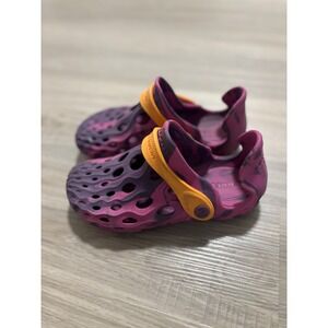 Kids Merrell Hydro Moc Shoes Purple Pink Orange Water Clog Size K12‎